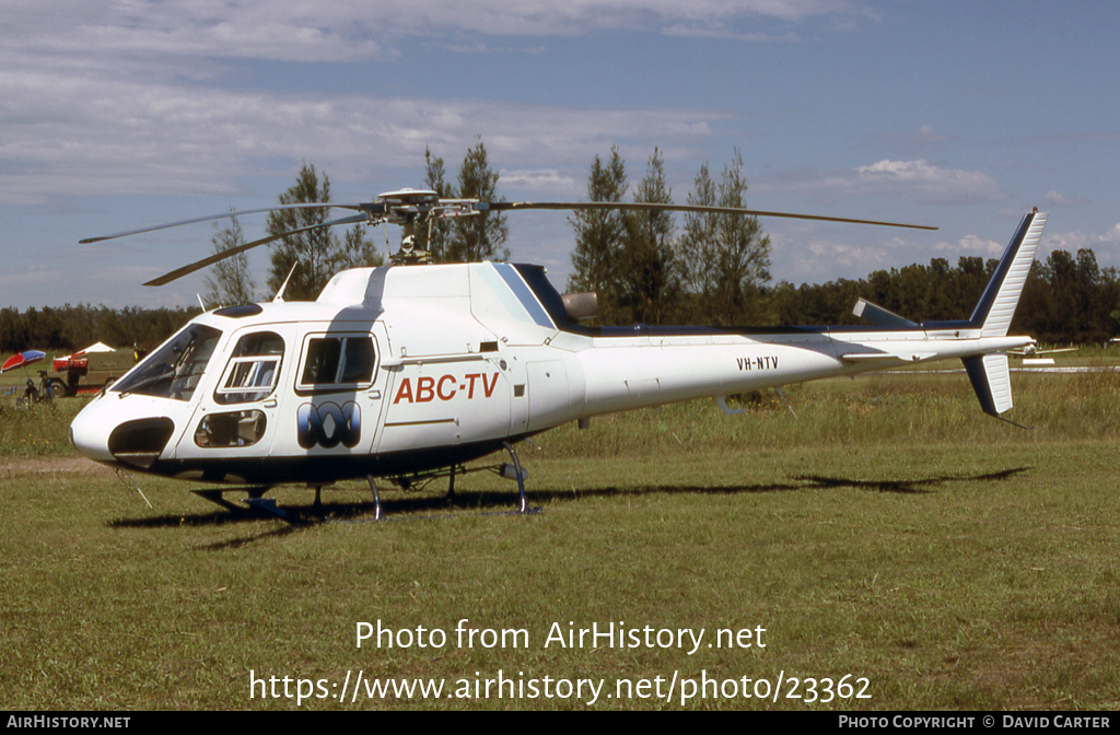 Aircraft Photo of VH-NTV | Aerospatiale AS-350B Squirrel | Australian Broadcasting Corporation - ABC | AirHistory.net #23362