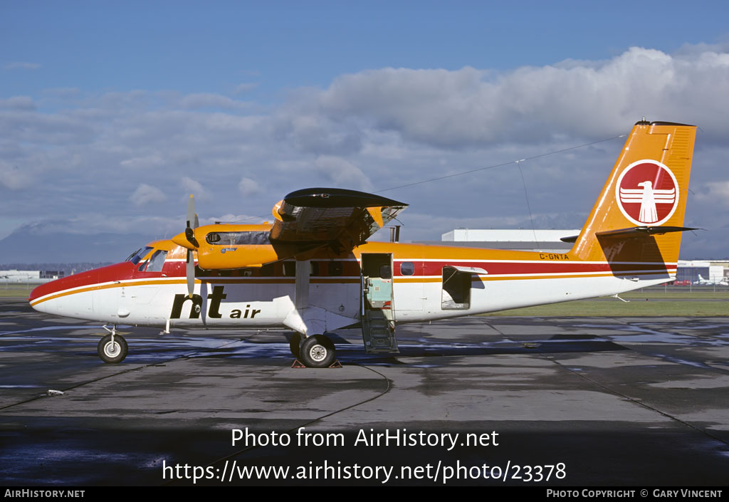 Aircraft Photo of C-GNTA | De Havilland Canada DHC-6-200 Twin Otter | NT Air - Northern Thunderbird Air | AirHistory.net #23378