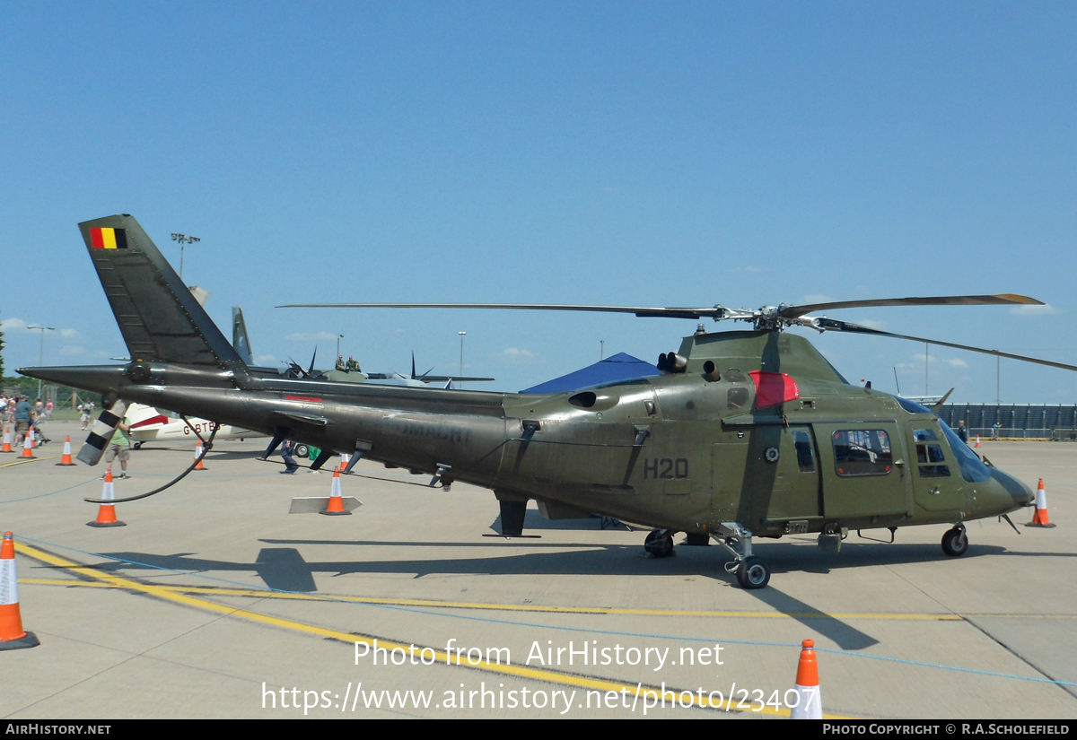 Aircraft Photo of H20 | Agusta A-109BA | Belgium - Army | AirHistory.net #23407