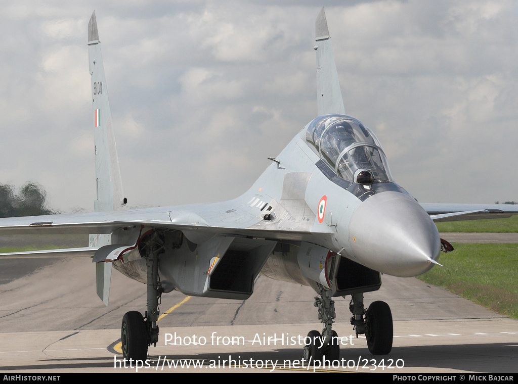 Aircraft Photo of SB041 | Sukhoi Su-30MKI | India - Air Force | AirHistory.net #23420