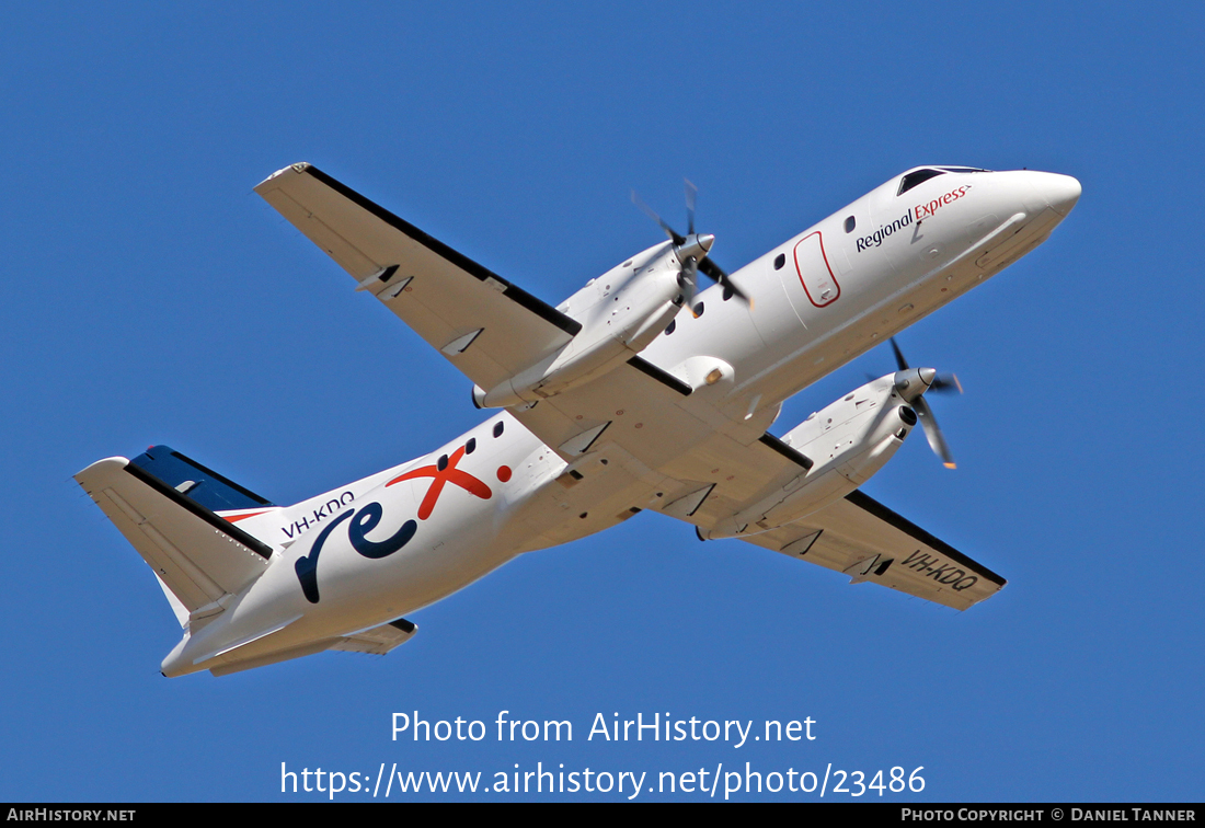Aircraft Photo of VH-KDQ | Saab 340B | REX - Regional Express | AirHistory.net #23486