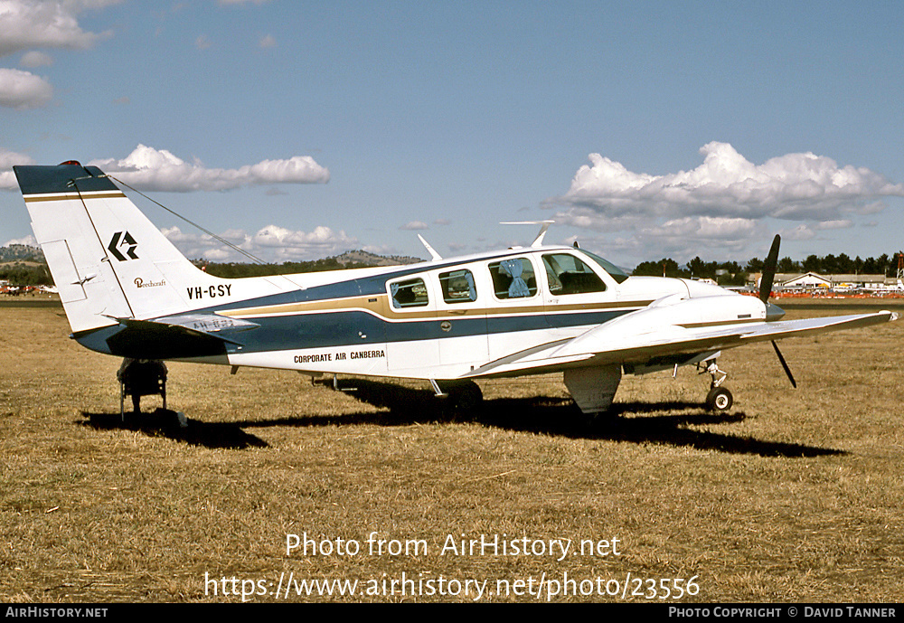 Aircraft Photo of VH-CSY | Beech 58 Baron | Corporate Air Canberra | AirHistory.net #23556