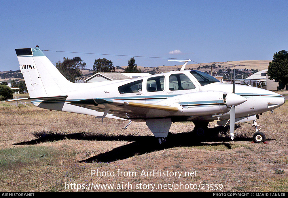 Aircraft Photo of VH-FWX | Beech B55 Baron (95-B55) | AirHistory.net #23559