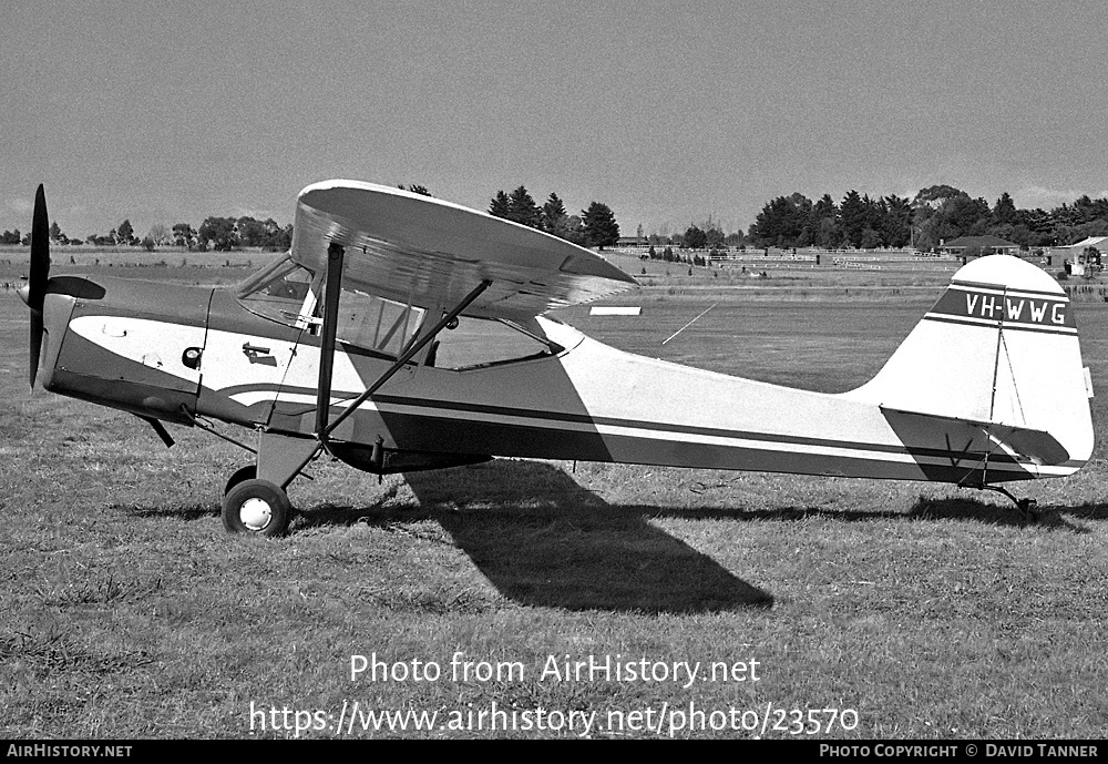 Aircraft Photo of VH-WWG | Auster J-1B Aiglet | AirHistory.net #23570