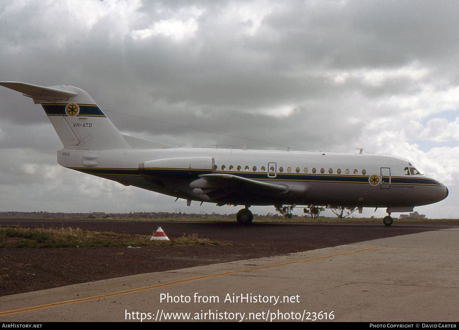 Aircraft Photo of VH-ATD | Fokker F28-1000 Fellowship | Department of Transport | AirHistory.net #23616