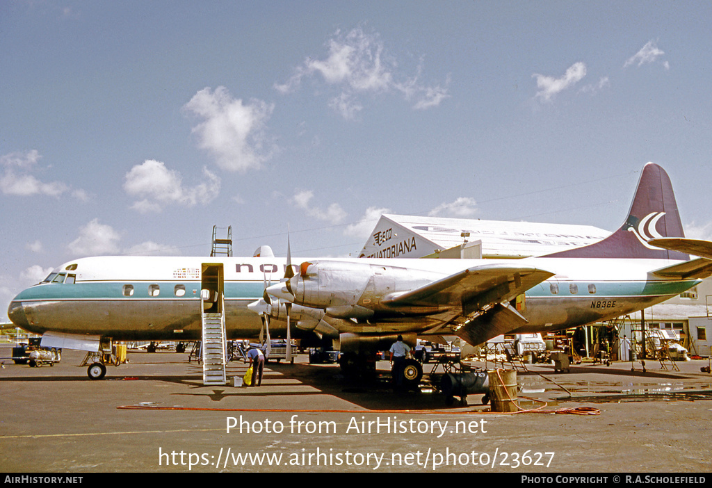 Aircraft Photo of N836E | Lockheed L-188C Electra | Nomads Travel Club | AirHistory.net #23627