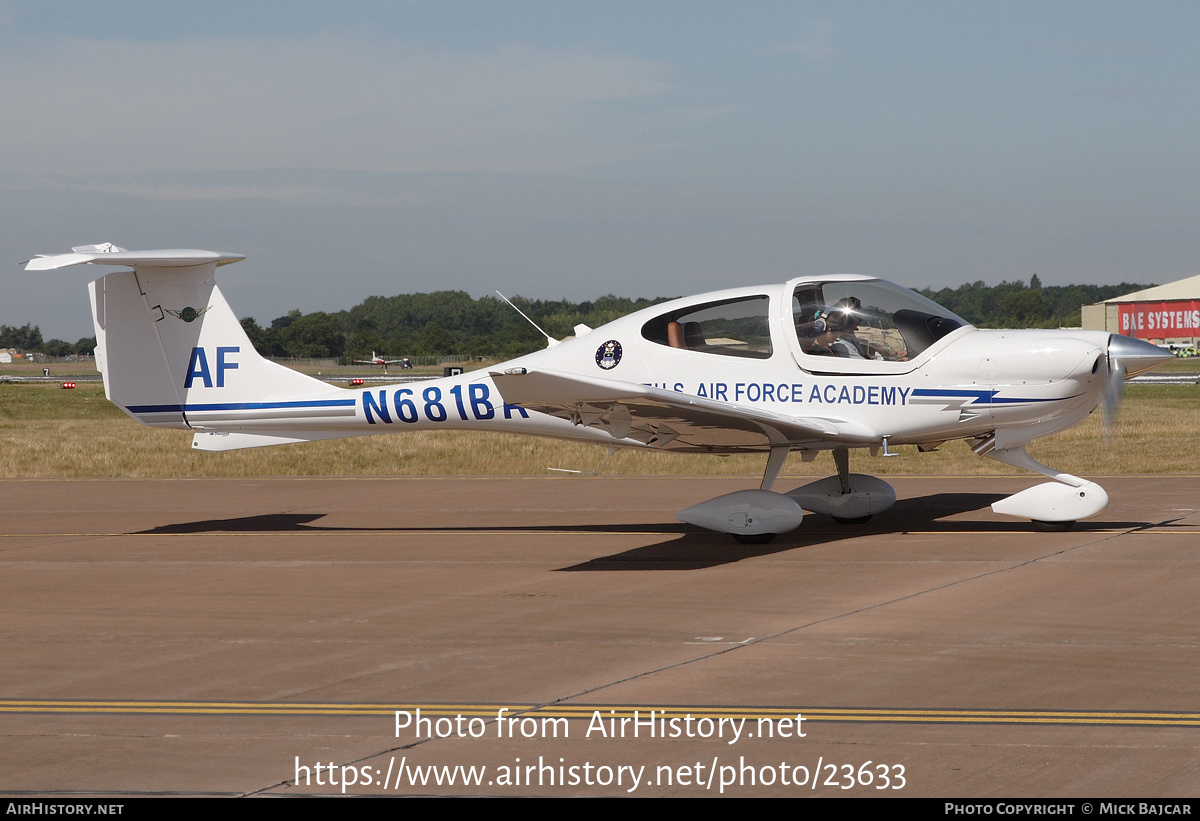 Aircraft Photo of N681BA | Diamond T-52A (DA40) | USA - Air Force | AirHistory.net #23633