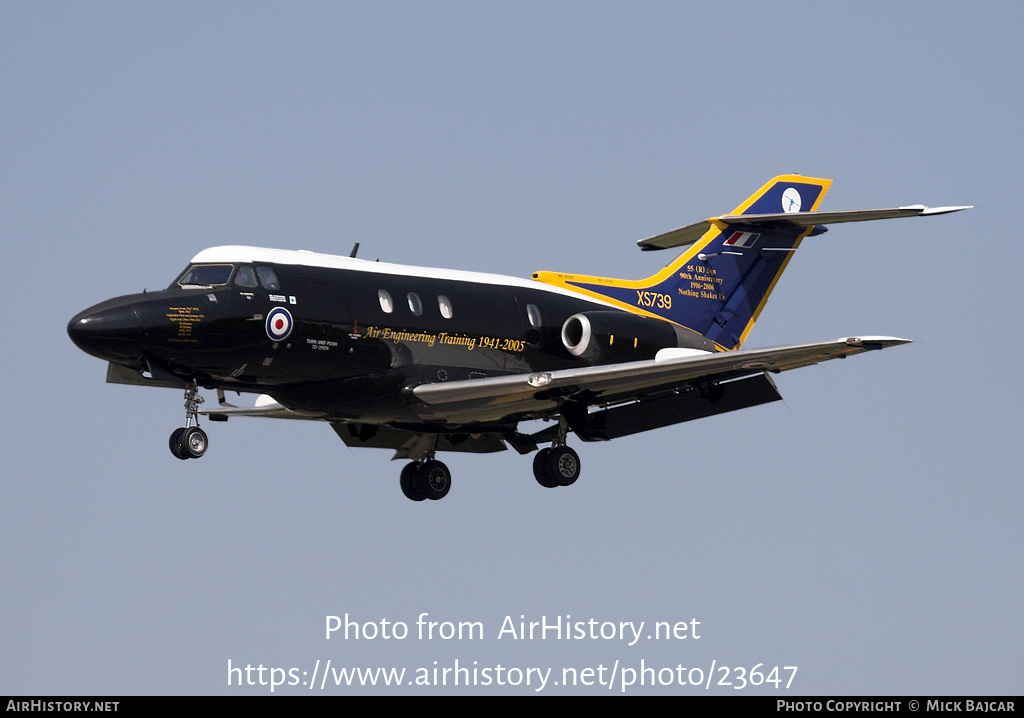 Aircraft Photo of XS739 | Hawker Siddeley HS-125-2 Dominie T1 | UK - Air Force | AirHistory.net #23647