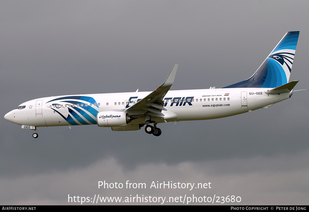 Aircraft Photo of SU-GEE | Boeing 737-866 | EgyptAir | AirHistory.net #23680