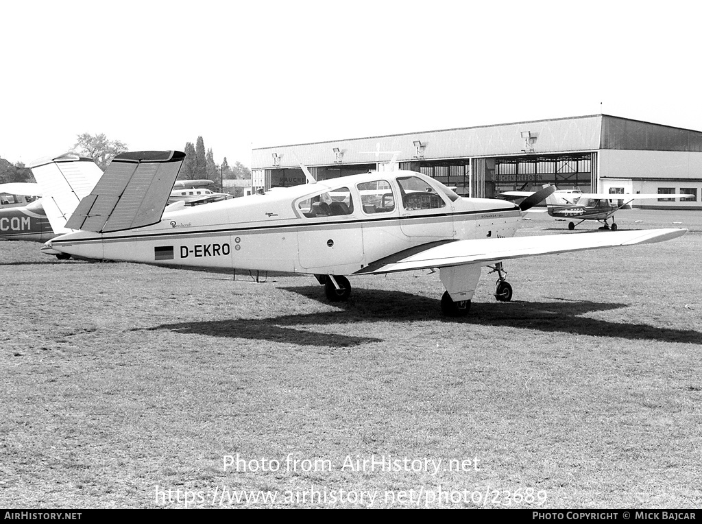 Aircraft Photo of D-EKRO | Beech V35A Bonanza | AirHistory.net #23689