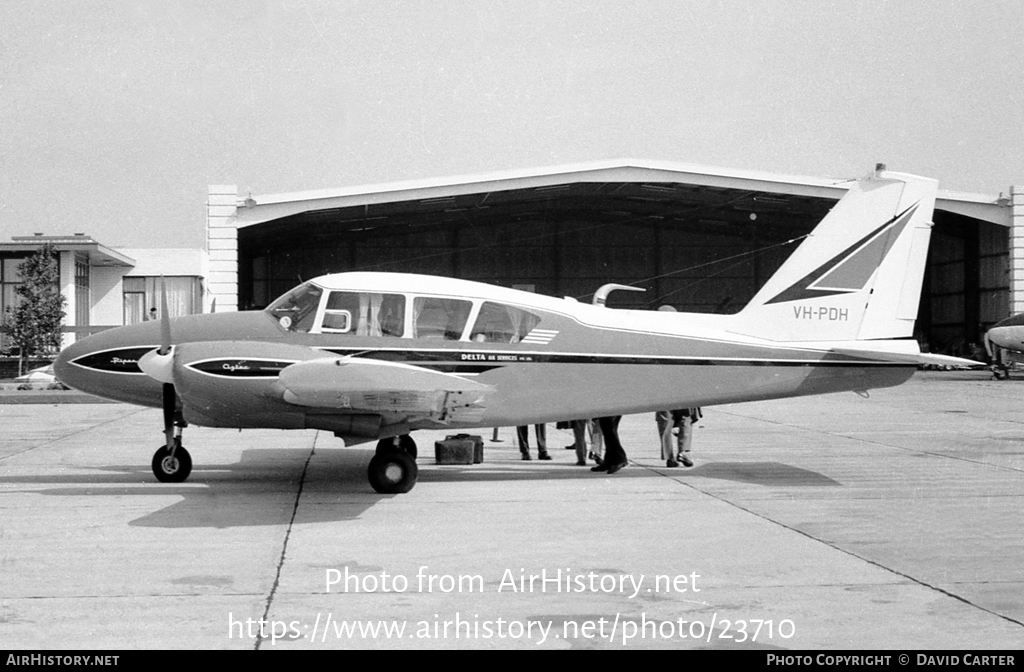 Aircraft Photo of VH-PDH | Piper PA-23-250 Aztec B | Delta Air Services | AirHistory.net #23710