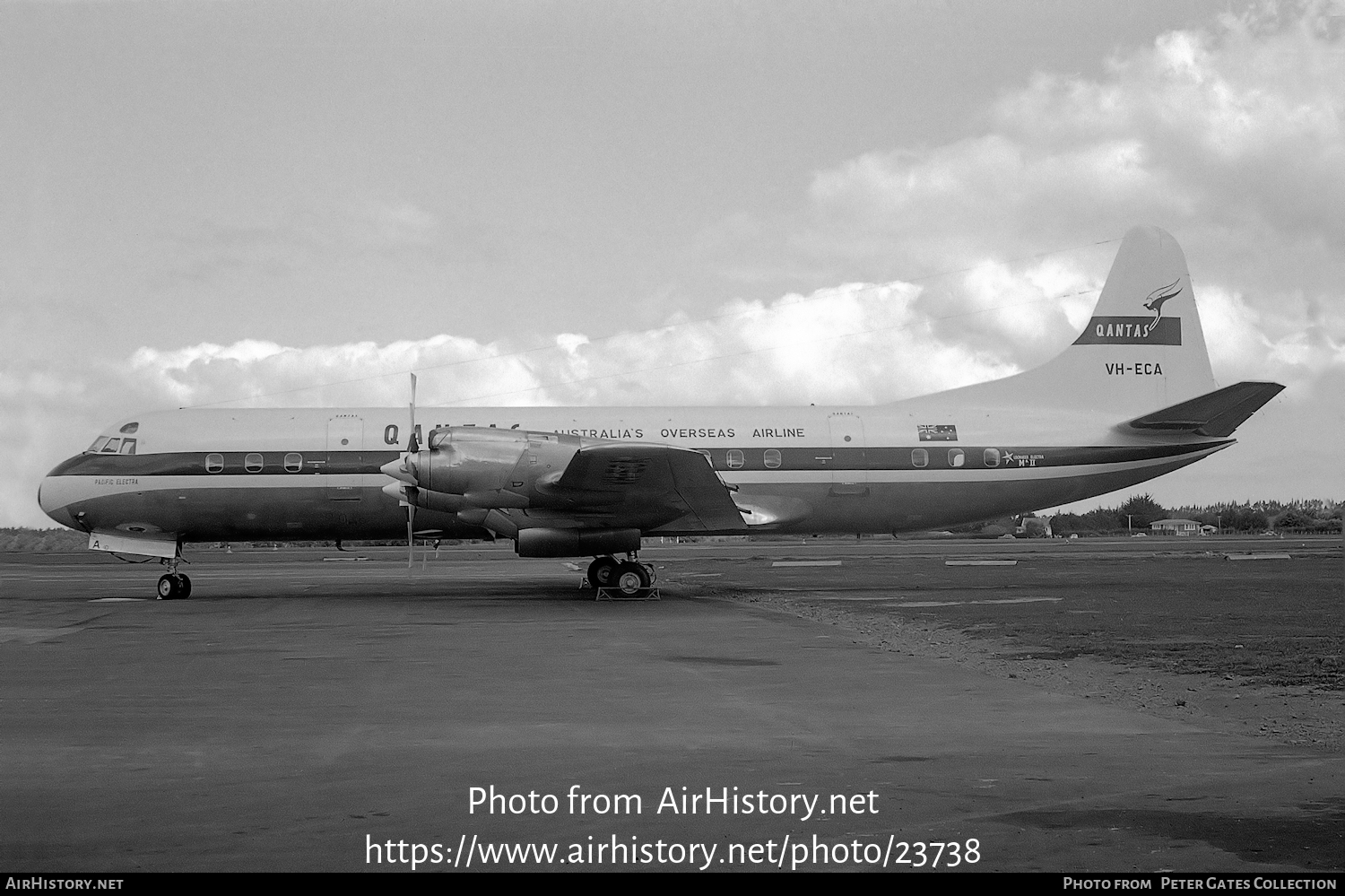 Aircraft Photo of VH-ECA | Lockheed L-188C Electra | Qantas | AirHistory.net #23738