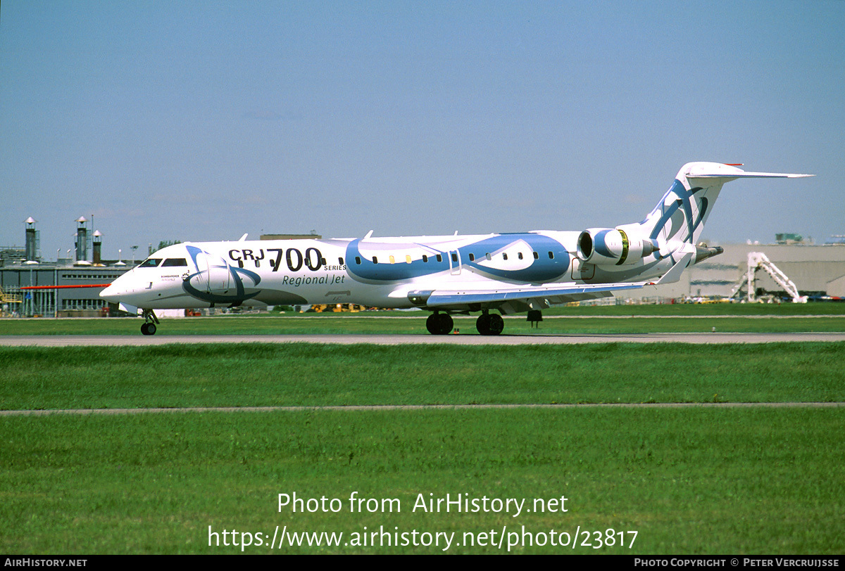 Aircraft Photo of C-FRJX | Bombardier CRJ-700 (CL-600-2C10) | Bombardier | AirHistory.net #23817