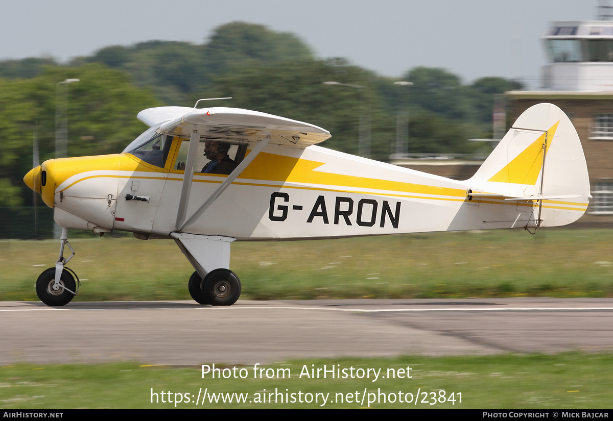 Aircraft Photo of G-ARON | Piper PA-22-108 Colt | AirHistory.net #23841