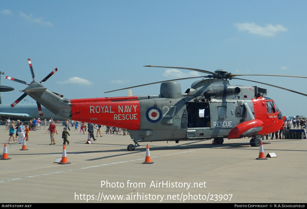 Aircraft Photo of XV673 | Westland WS-61 Sea King HU5 | UK - Navy | AirHistory.net #23907