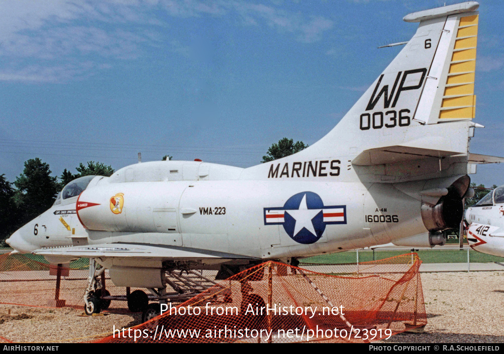 Aircraft Photo of 160036 / 0036 | McDonnell Douglas A-4M Skyhawk II | USA - Marines | AirHistory.net #23919