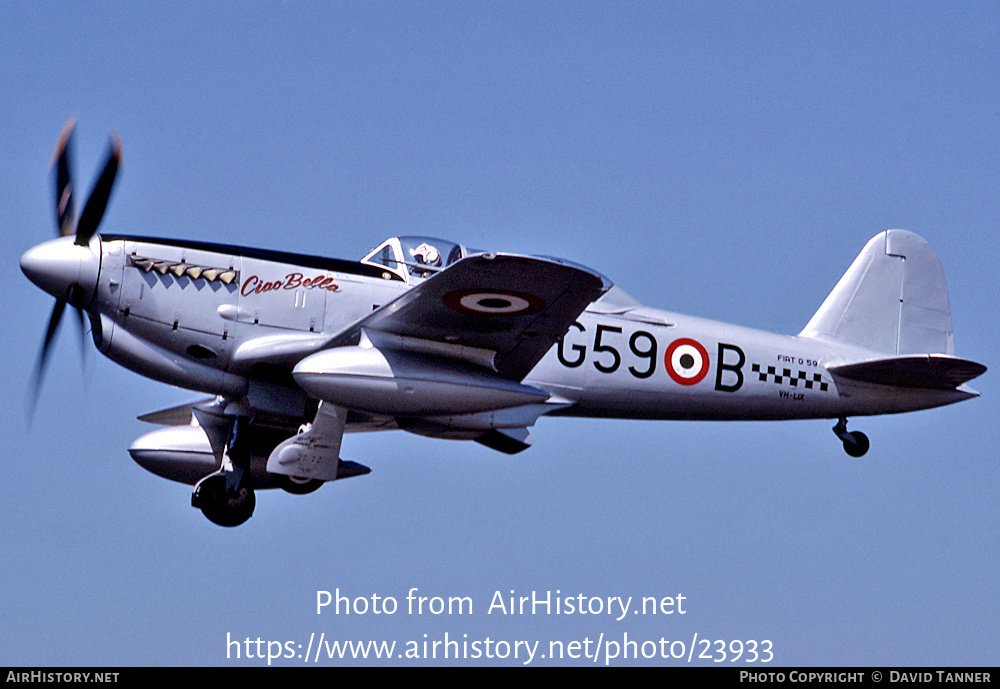 Aircraft Photo of VH-LIX | Fiat G-59-4B | Italy - Air Force | AirHistory.net #23933