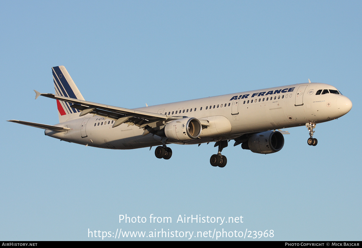 Aircraft Photo of F-GTAL | Airbus A321-211 | Air France | AirHistory.net #23968