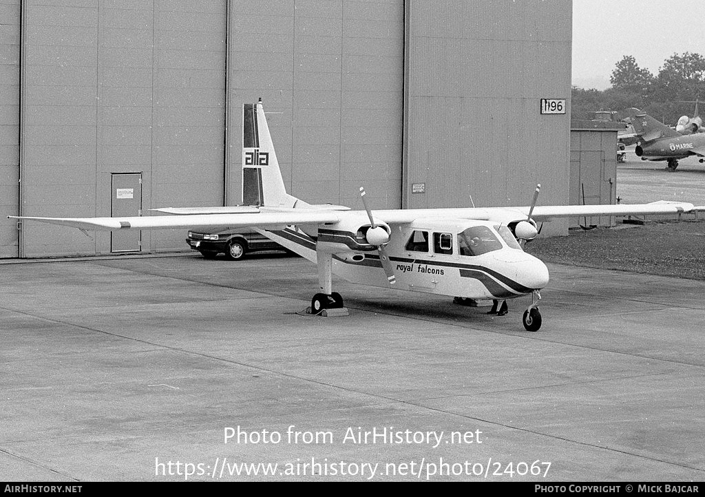 Aircraft Photo of JY-DCA | Britten-Norman BN-2B-21 Islander | Alia - The Royal Jordanian Airline | AirHistory.net #24067