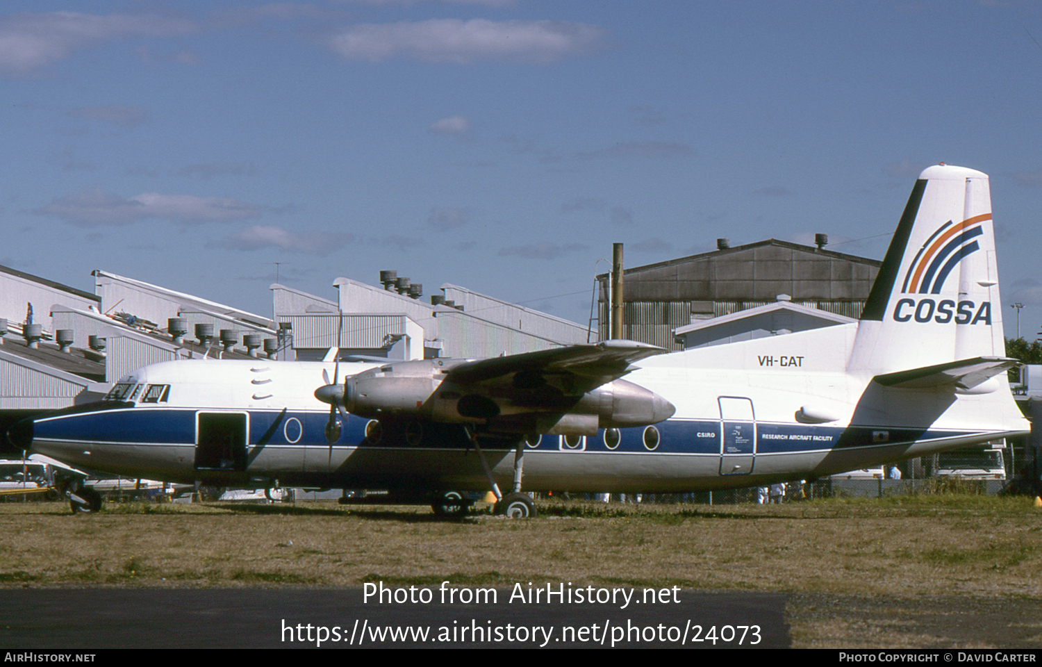 Aircraft Photo of VH-CAT | Fokker F27-100 Friendship | CSIRO | AirHistory.net #24073