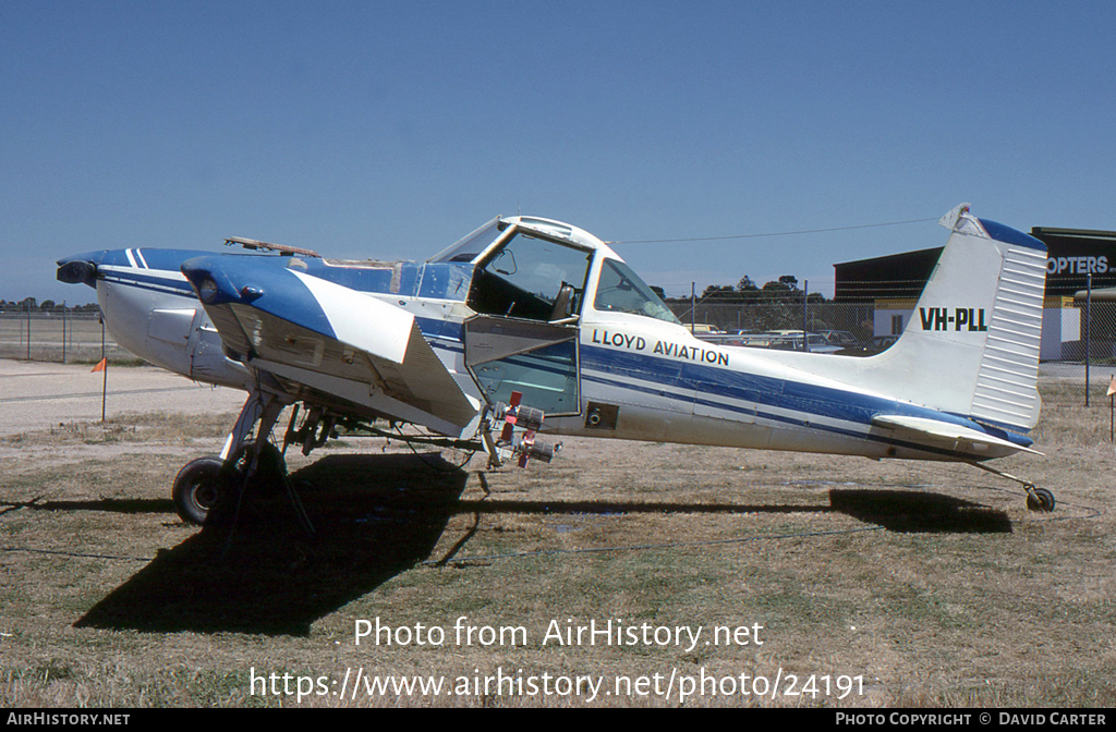 Aircraft Photo of VH-PLL | Cessna A188B AgWagon | Lloyd Aviation | AirHistory.net #24191