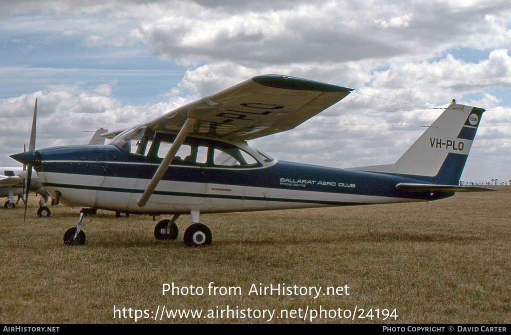 Aircraft Photo of VH-PLO | Cessna 172G Skyhawk | Ballarat Aero Club | AirHistory.net #24194