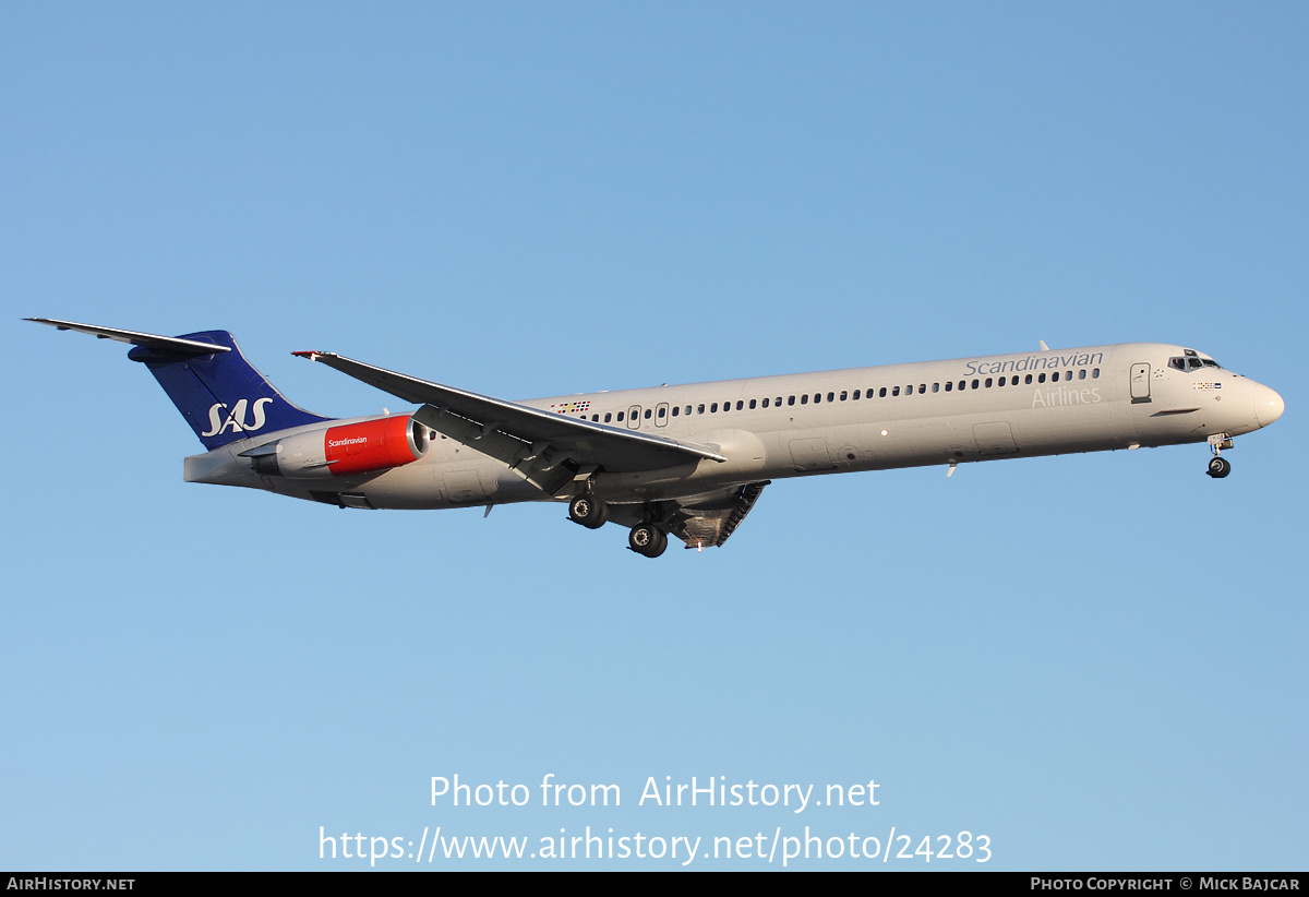 Aircraft Photo of OY-KGT | McDonnell Douglas MD-82 (DC-9-82) | Scandinavian Airlines - SAS | AirHistory.net #24283