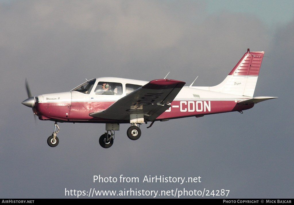 Aircraft Photo of G-CDON | Piper PA-28-161 Warrior II | AirHistory.net #24287