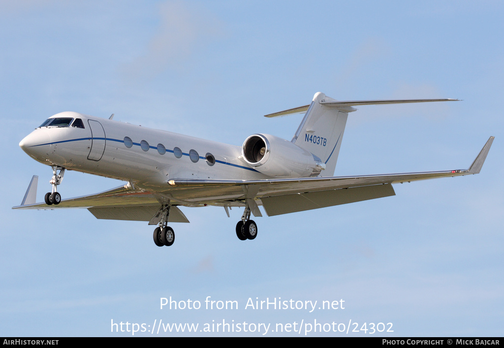 Aircraft Photo of N403TB | Gulfstream Aerospace G-IV Gulfstream IV | AirHistory.net #24302