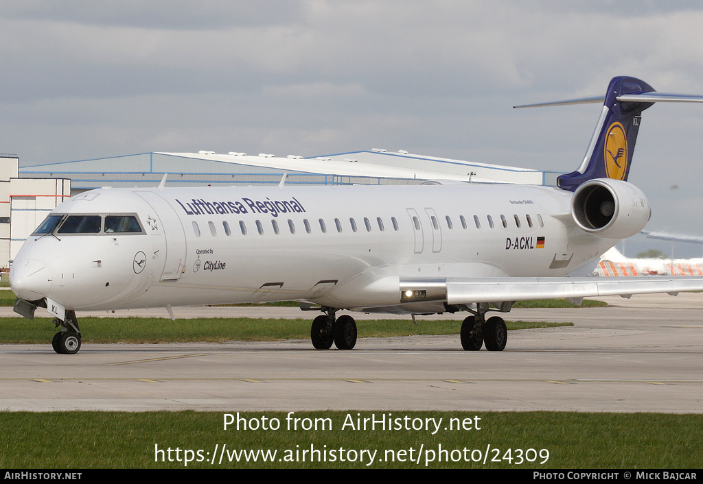 Aircraft Photo of D-ACKL | Bombardier CRJ-900LR (CL-600-2D24) | Lufthansa Regional | AirHistory.net #24309