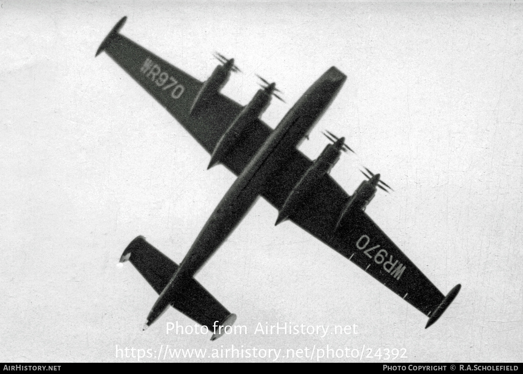 Aircraft Photo of WR970 | Avro 716 Shackleton MR3 | UK - Air Force | AirHistory.net #24392