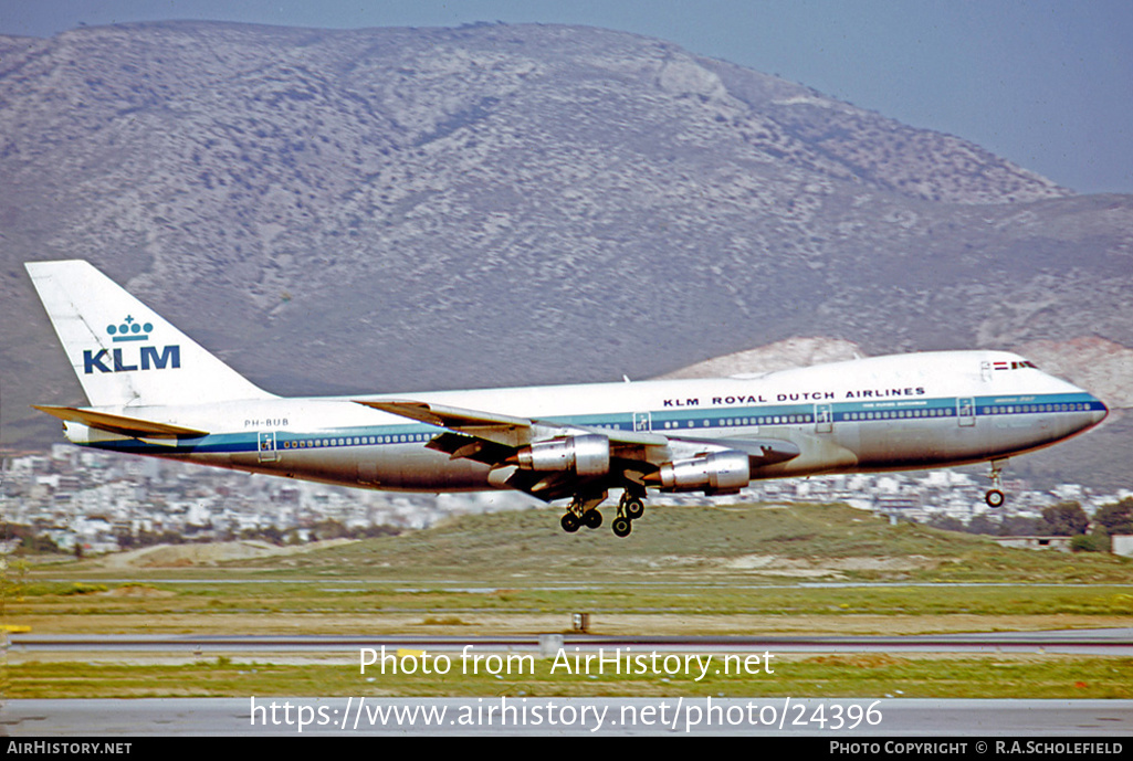 Aircraft Photo of PH-BUB | Boeing 747-206B | KLM - Royal Dutch Airlines | AirHistory.net #24396