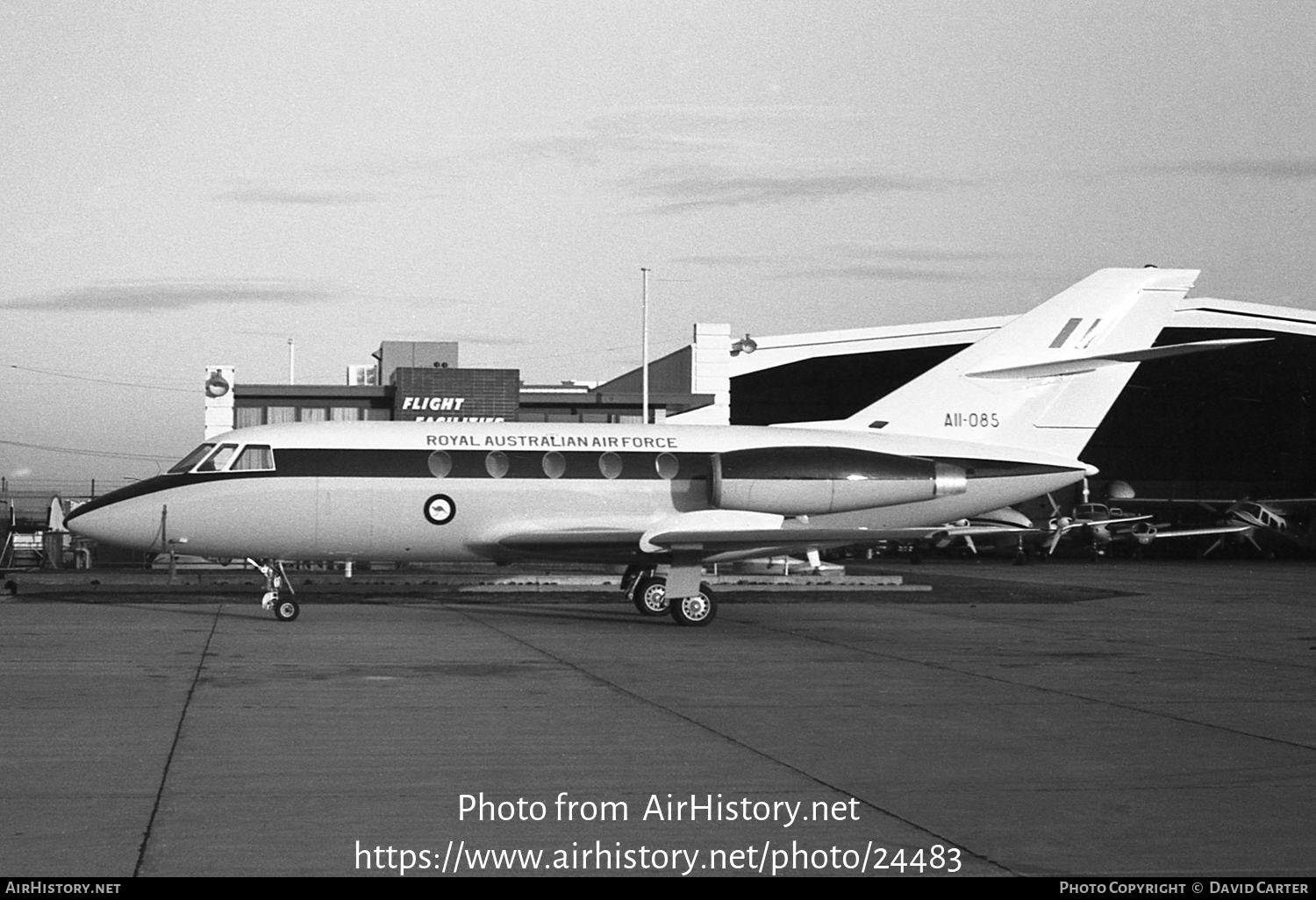 Aircraft Photo of A11-085 | Dassault Falcon 20C | Australia - Air Force | AirHistory.net #24483