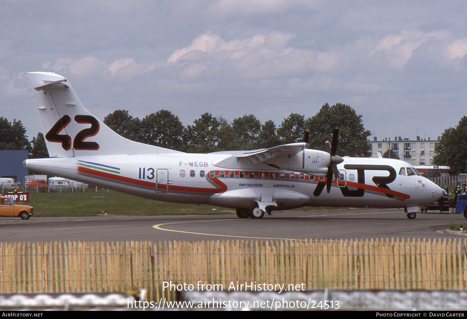 Aircraft Photo of F-WEGB | ATR ATR-42-200 | Aerospatiale Aeritalia | AirHistory.net #24513