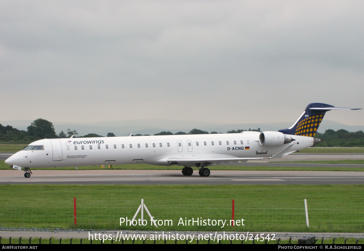 Aircraft Photo of D-ACNG | Bombardier CRJ-900LR NG (CL-600-2D24) | Eurowings | AirHistory.net #24542