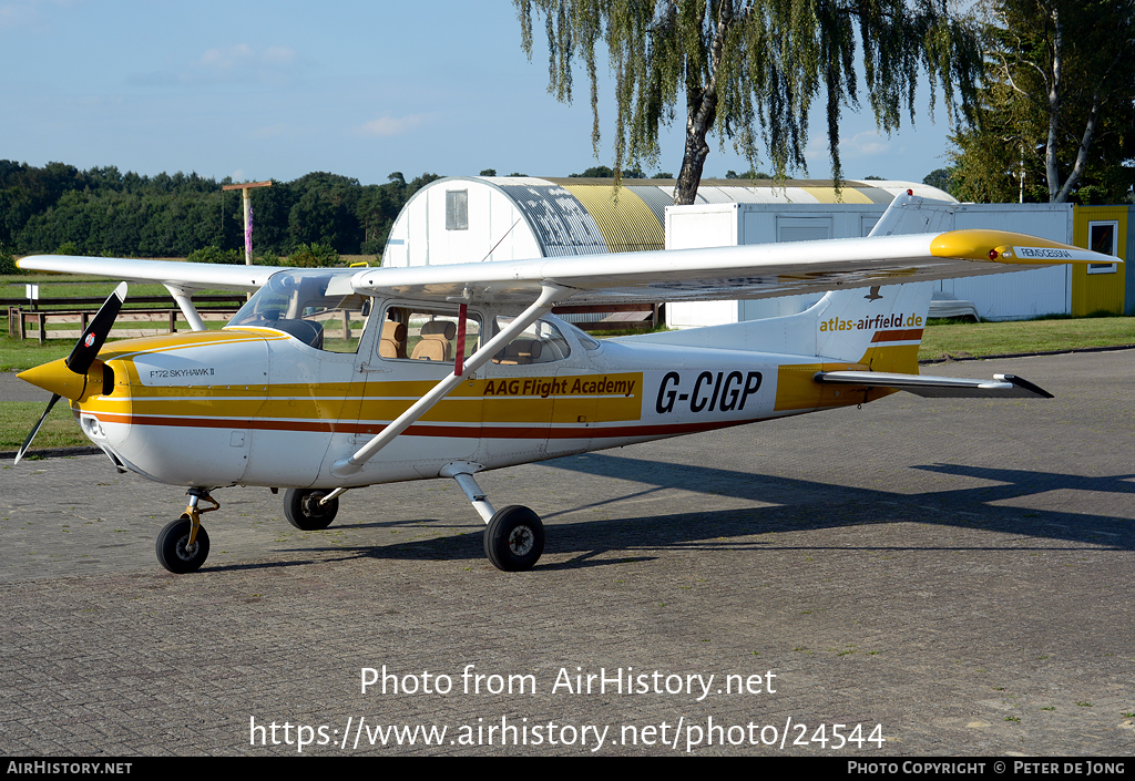 Aircraft Photo of G-CIGP | Reims F172N Skyhawk 100 II | AAG Flight Academy | AirHistory.net #24544