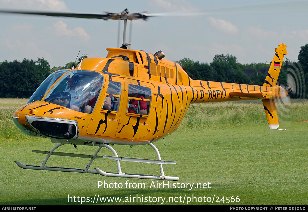 Aircraft Photo of D-HAFY | Bell AB-206B-3 JetRanger III | AirHistory.net #24566