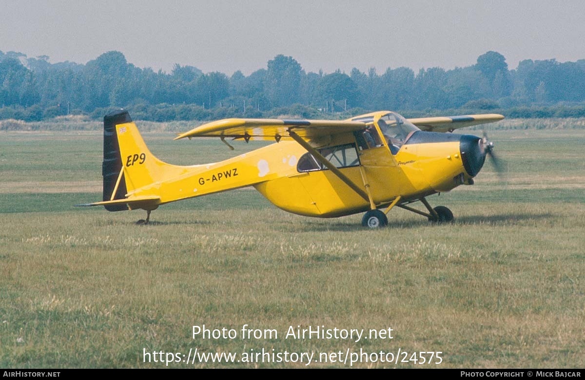 Aircraft Photo of G-APWZ | Edgar Percival EP-9 Prospector | AirHistory.net #24575