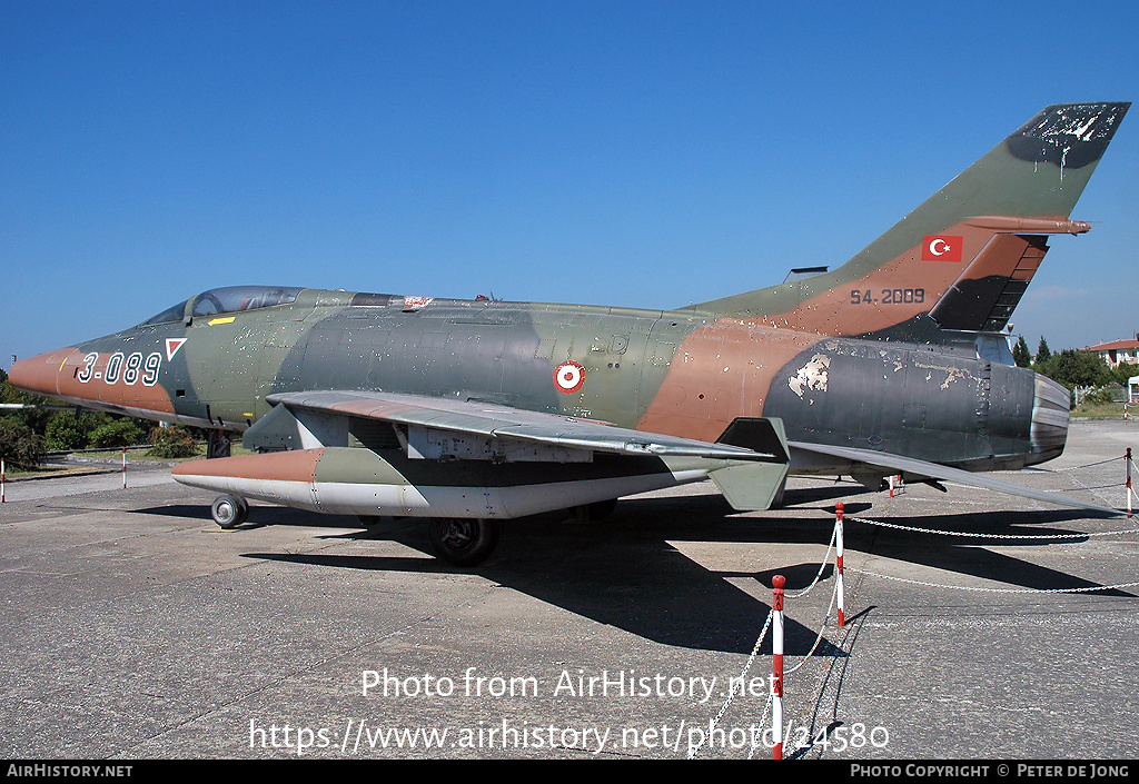 Aircraft Photo of 54-2089 | North American F-100C Super Sabre | Turkey - Air Force | AirHistory.net #24580