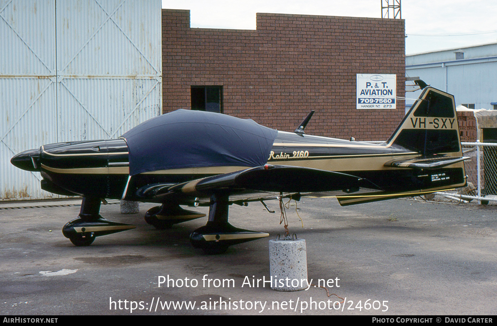 Aircraft Photo of VH-SXY | Robin R-2160 Sports | AirHistory.net #24605