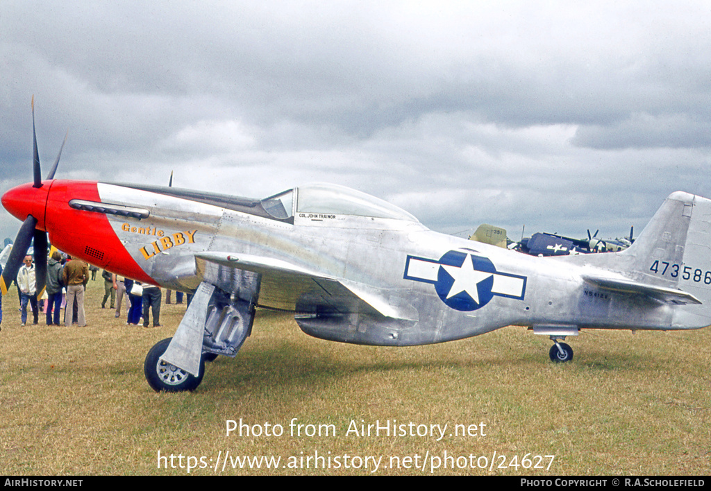 Aircraft Photo of N5412V | North American P-51D Mustang | AirHistory.net #24627