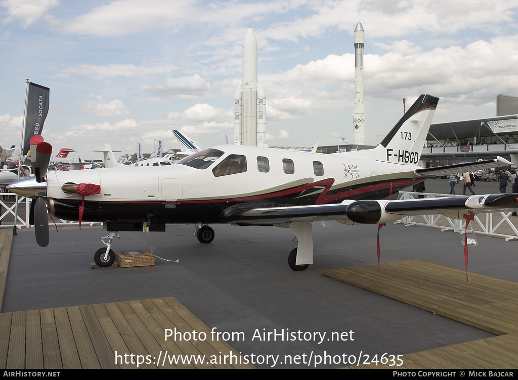 Aircraft Photo of F-HBGD | Socata TBM-850 (700N) | AirHistory.net #24635