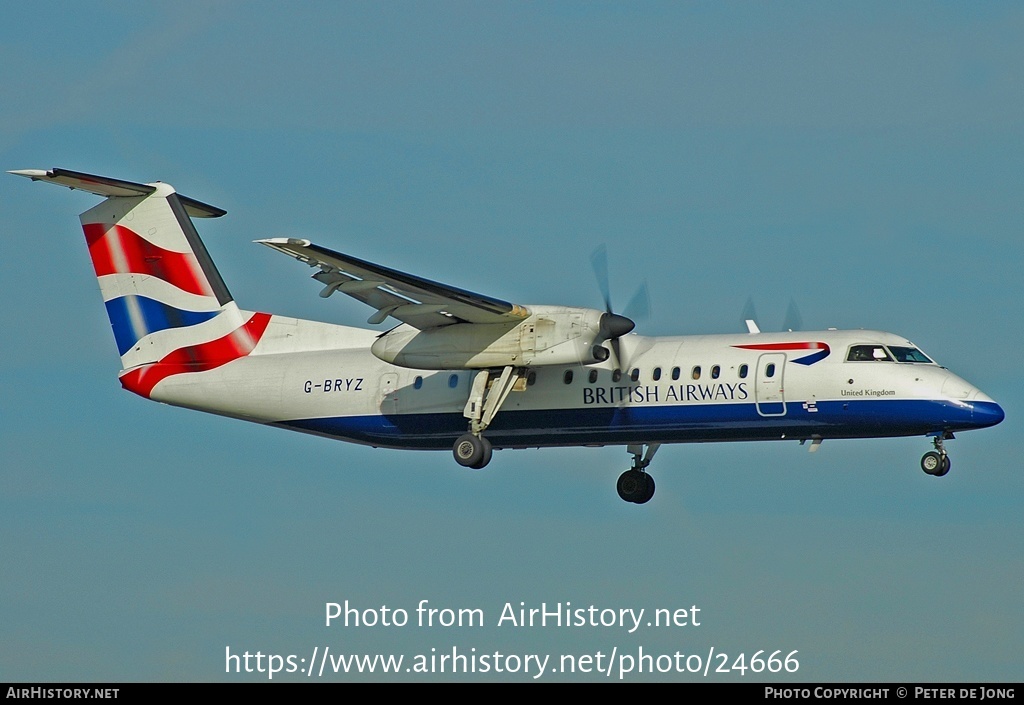 Aircraft Photo of G-BRYZ | Bombardier DHC-8-311Q Dash 8 | British Airways | AirHistory.net #24666