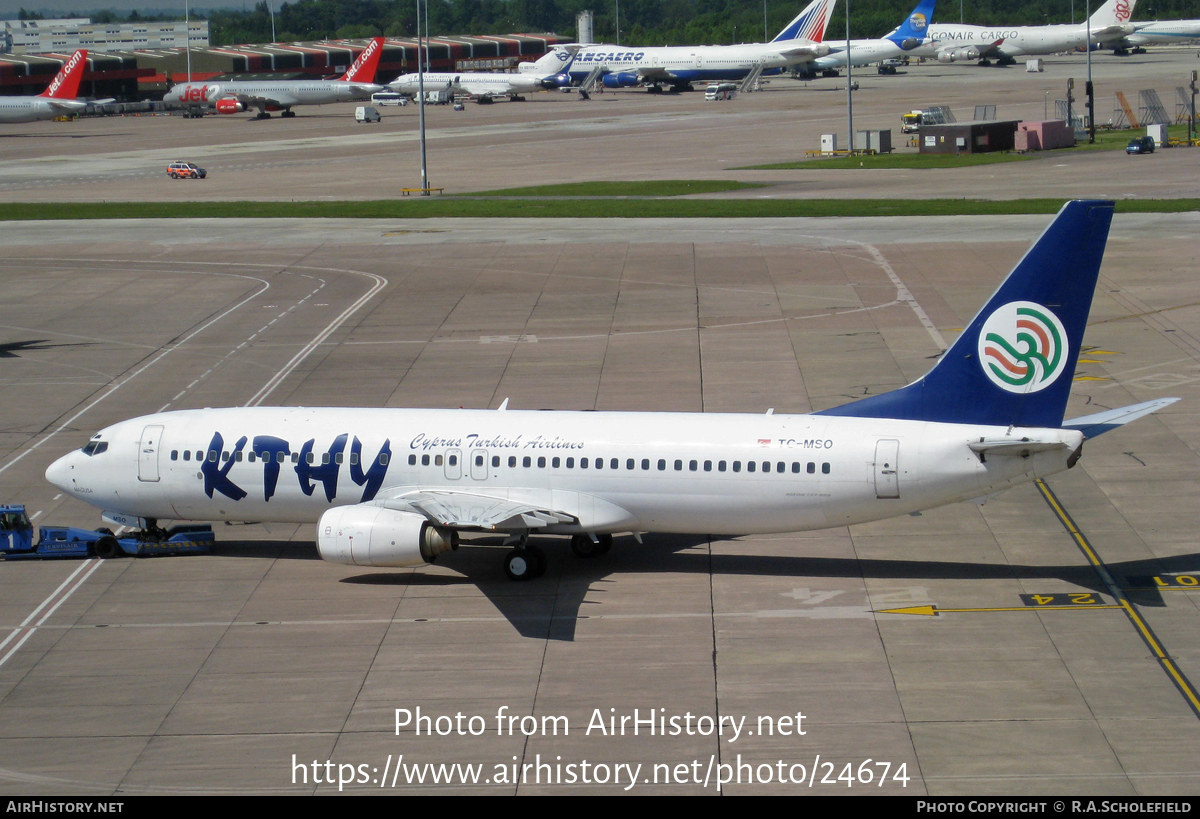 Aircraft Photo of TC-MSO | Boeing 737-8S3 | KTHY Kibris Türk Hava Yollari - Cyprus Turkish Airlines | AirHistory.net #24674