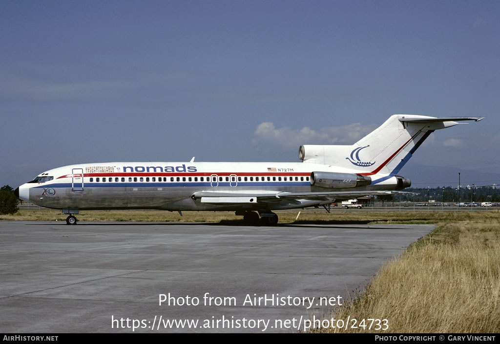 Aircraft Photo of N727M | Boeing 727-30C | Nomads Travel Club | AirHistory.net #24733