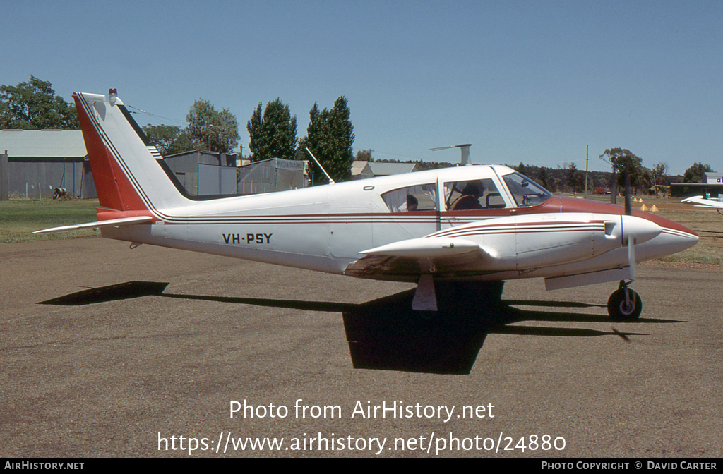 Aircraft Photo of VH-PSY | Piper PA-30-160 Twin Comanche | AirHistory.net #24880