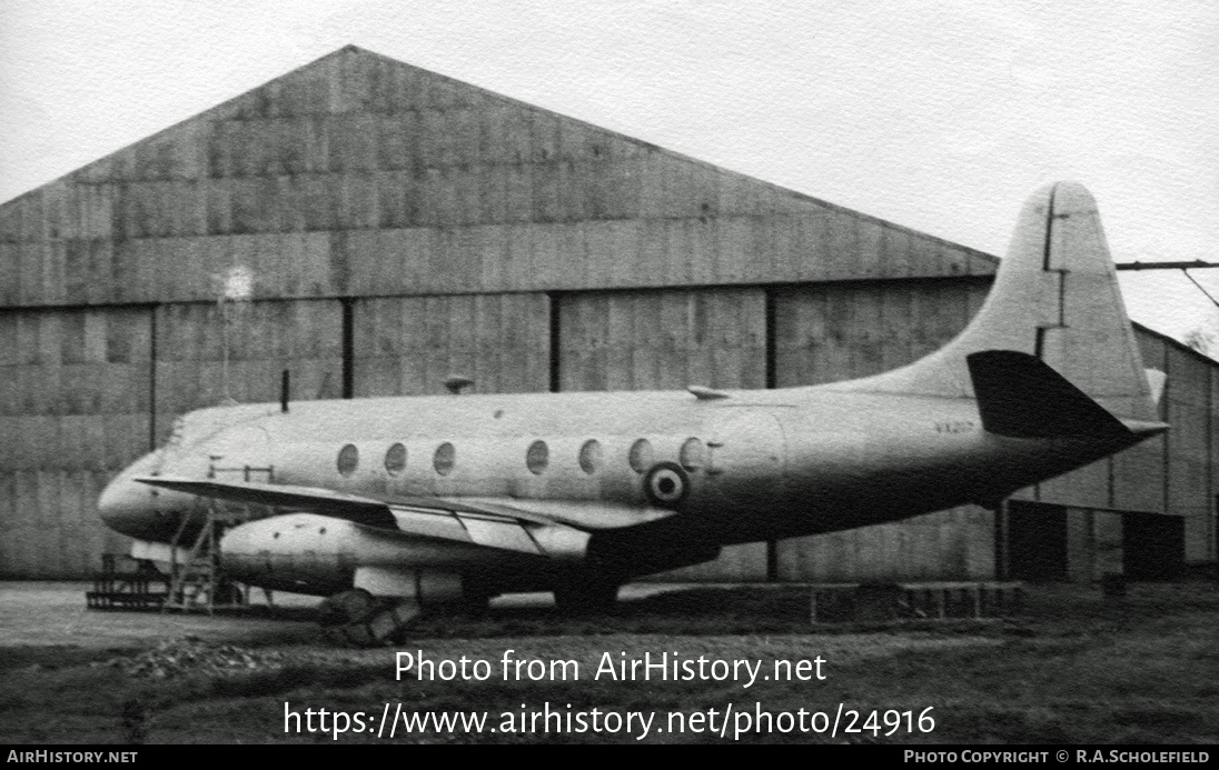 Aircraft Photo of VX217 | Vickers 663 Viscount | UK - Air Force | AirHistory.net #24916