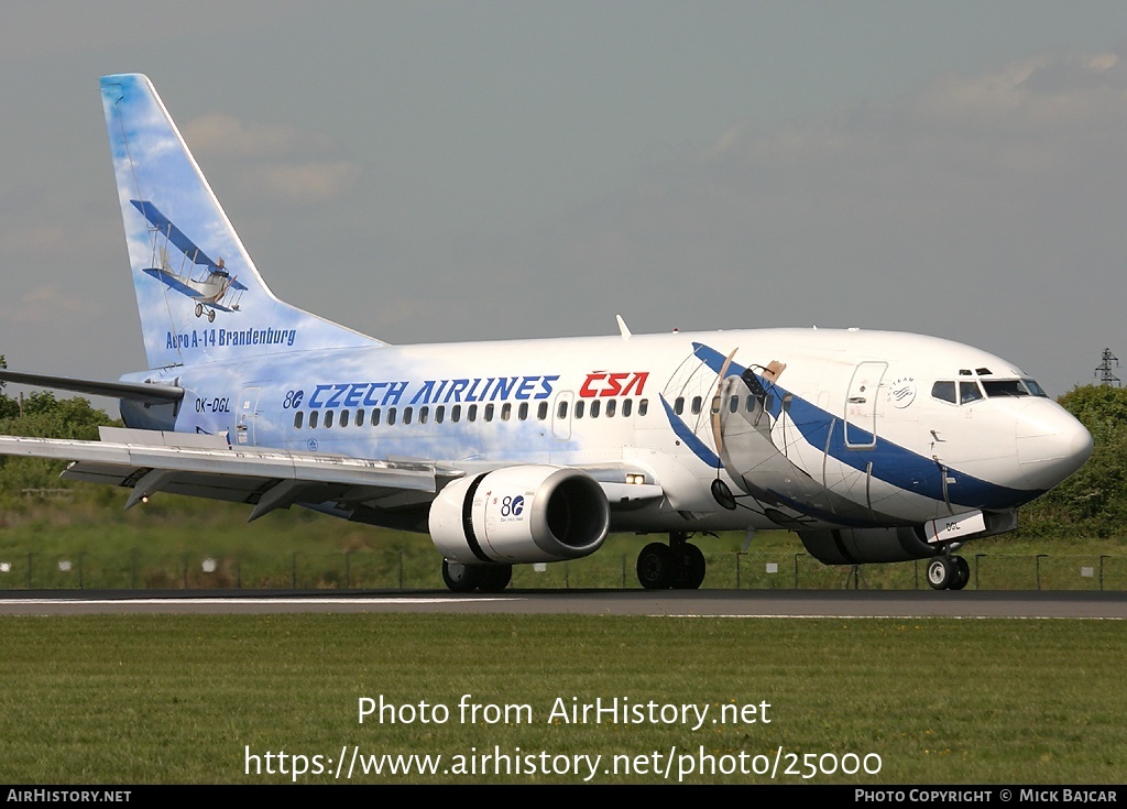 Aircraft Photo of OK-DGL | Boeing 737-55S | ČSA - Czech Airlines | AirHistory.net #25000