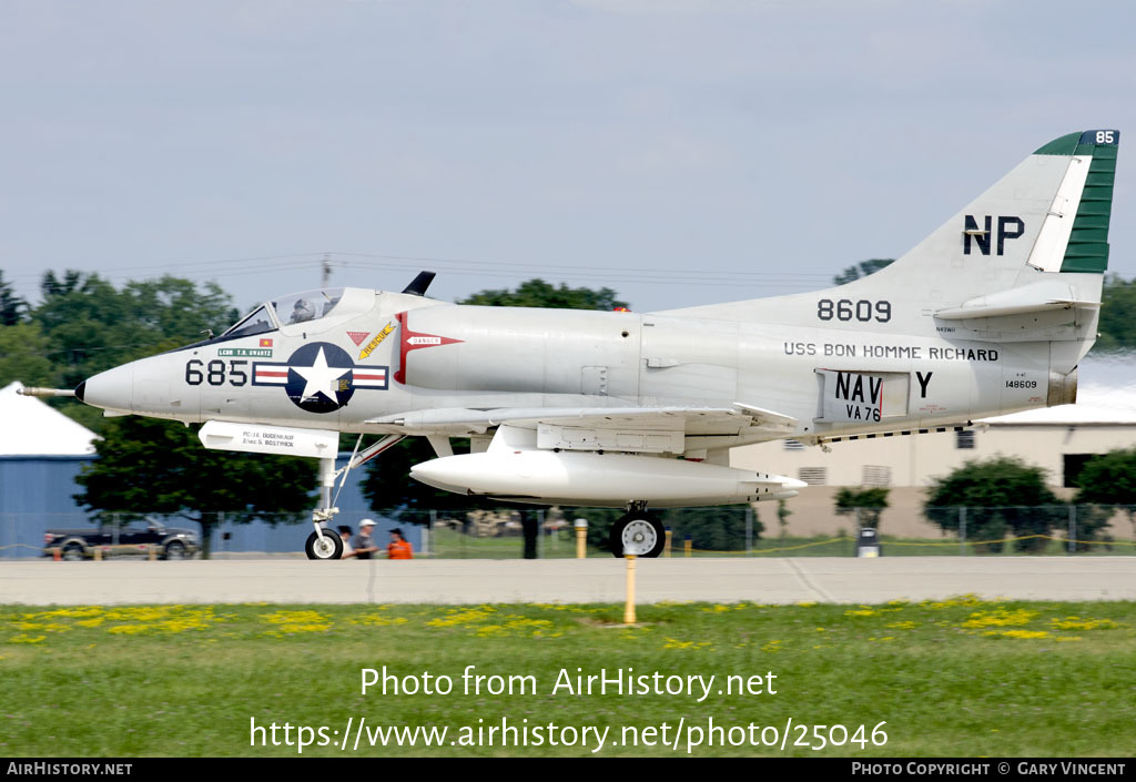 Aircraft Photo of N49WH / 148609 | Douglas A-4B Skyhawk (A4D-2) | Warbird Heritage Foundation | USA - Navy | AirHistory.net #25046