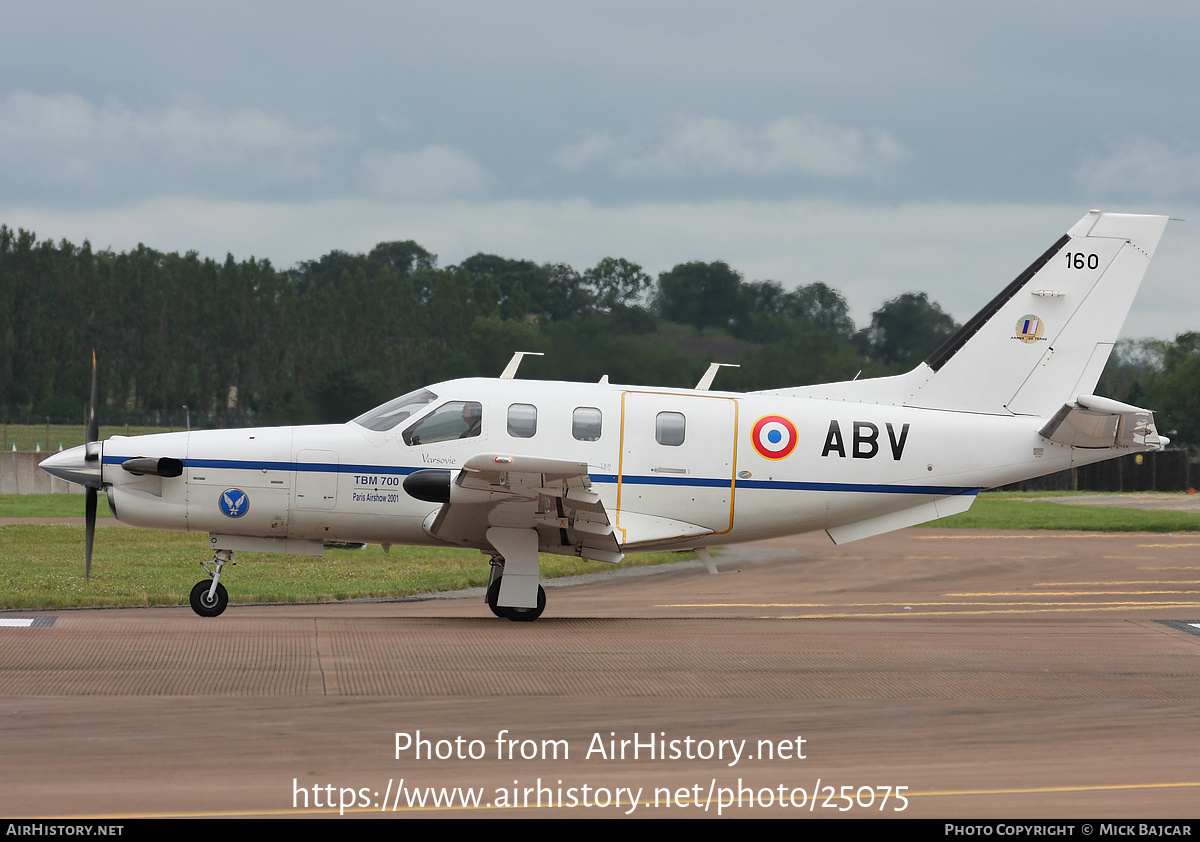 Aircraft Photo of 160 | Socata TBM-700 | France - Army | AirHistory.net #25075